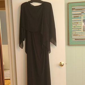 Black long Ralph Lauren dress with slit